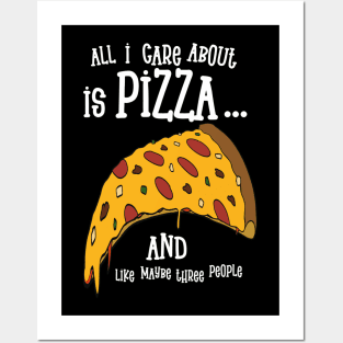 Funny Pizza Lovers Design Posters and Art